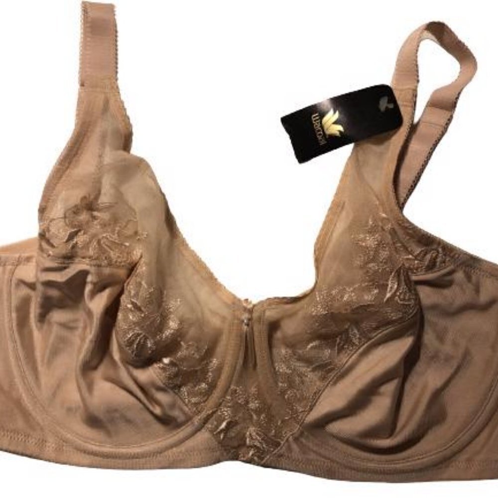 #3496 Wacoal 36DD NEW Bra Beige Everyday Soft Cup Back Closure 85173
